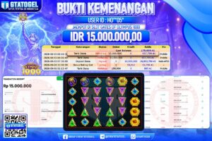 BUKTI WITHDRAW GTATOGEL KEMENANGAN JACKPOT DI SLOT GATES OF OLYMPUS 1000
